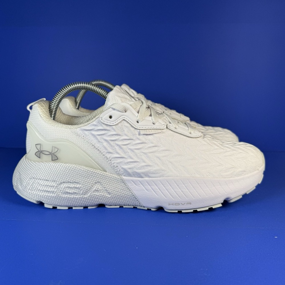 Under Armour HOVR Mega 3 Clone White Men's 9 Athletic Shoes Lace Up